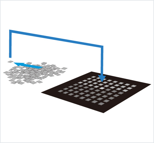 ［Image］Tray setter： 小尺寸单片用托盘排列机